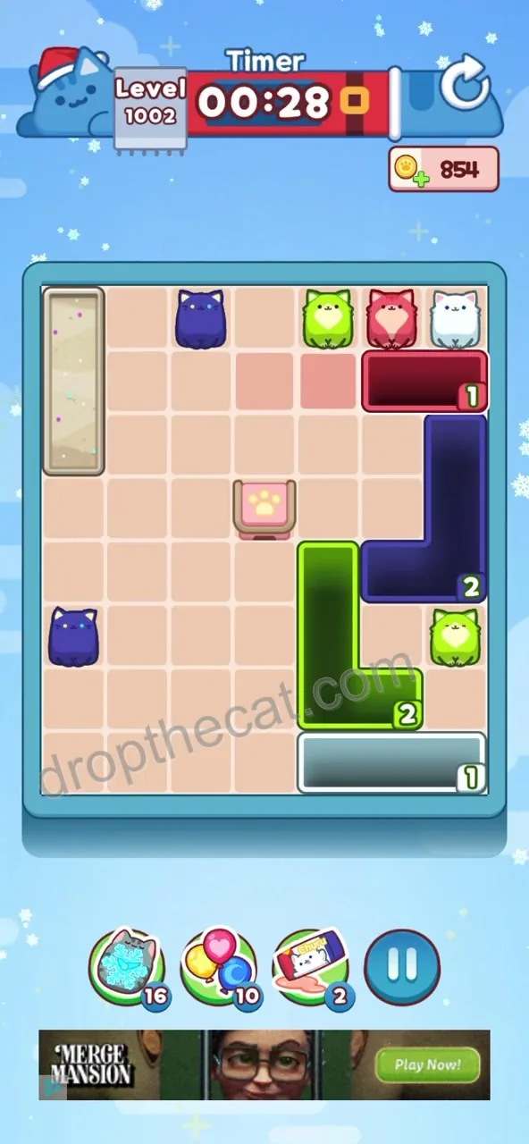 Drop The Cat Level 1002 step 4