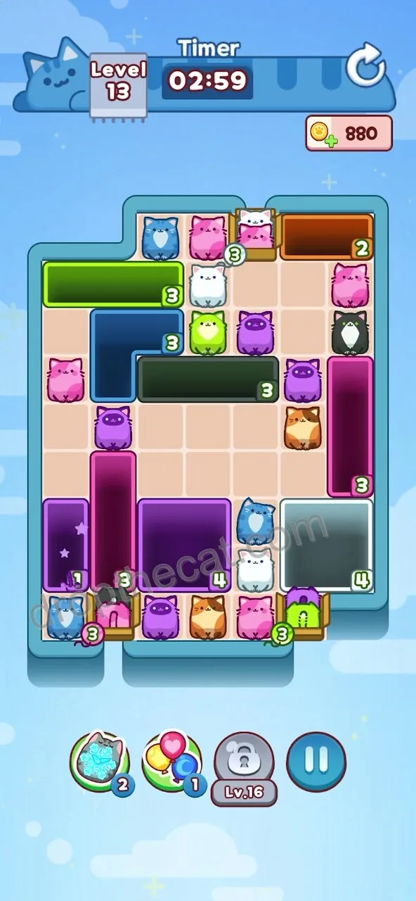 Drop The Cat Level 13