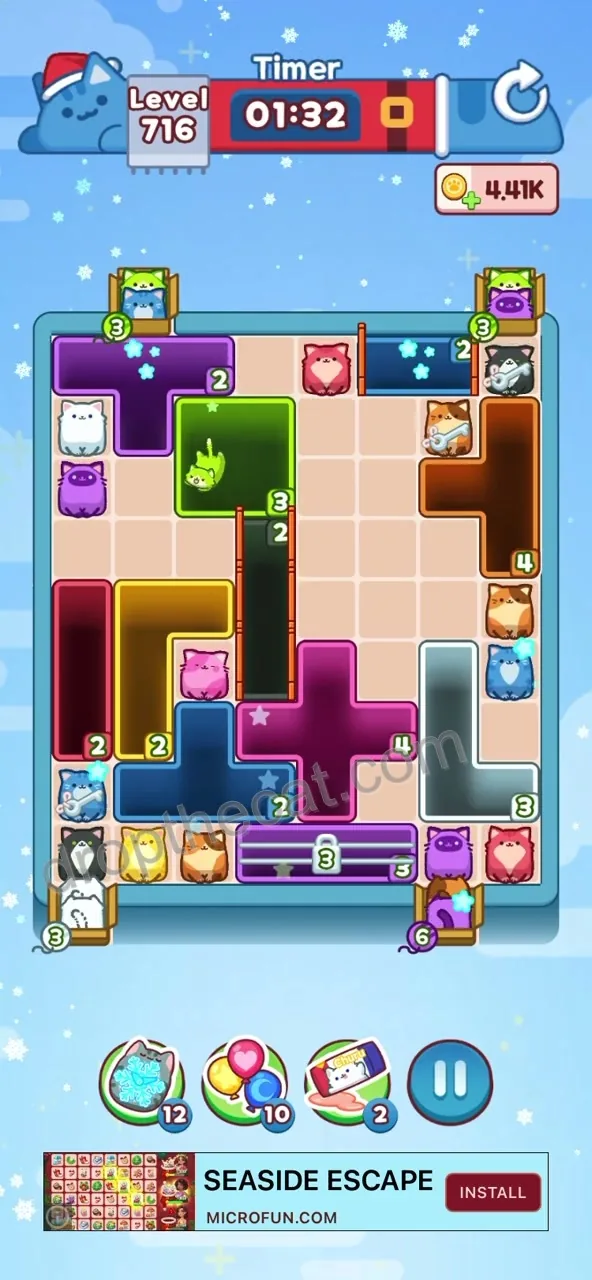 Drop The Cat Level 716 step 1