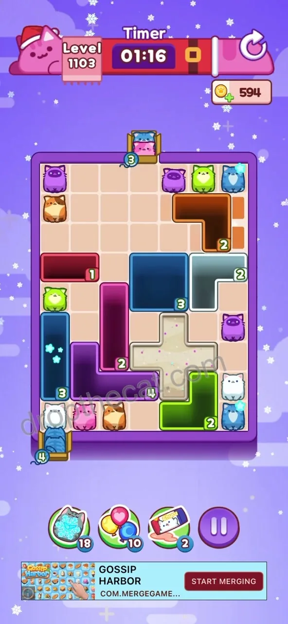 Drop The Cat Level 1103 step 3