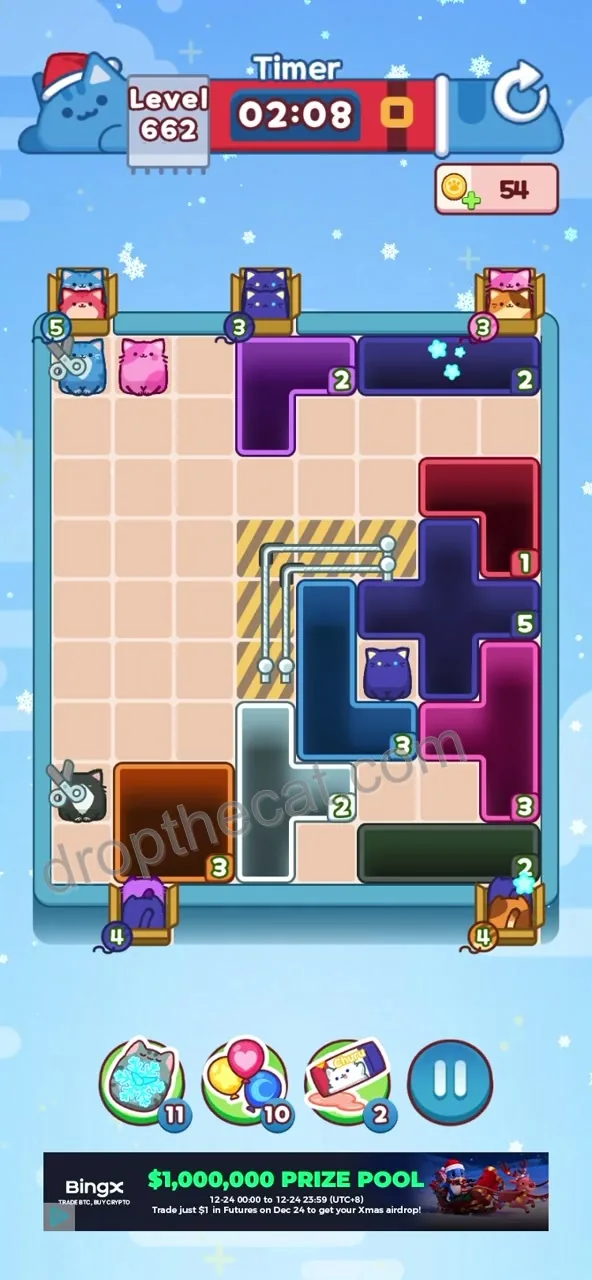 Drop The Cat Level 662 step 3