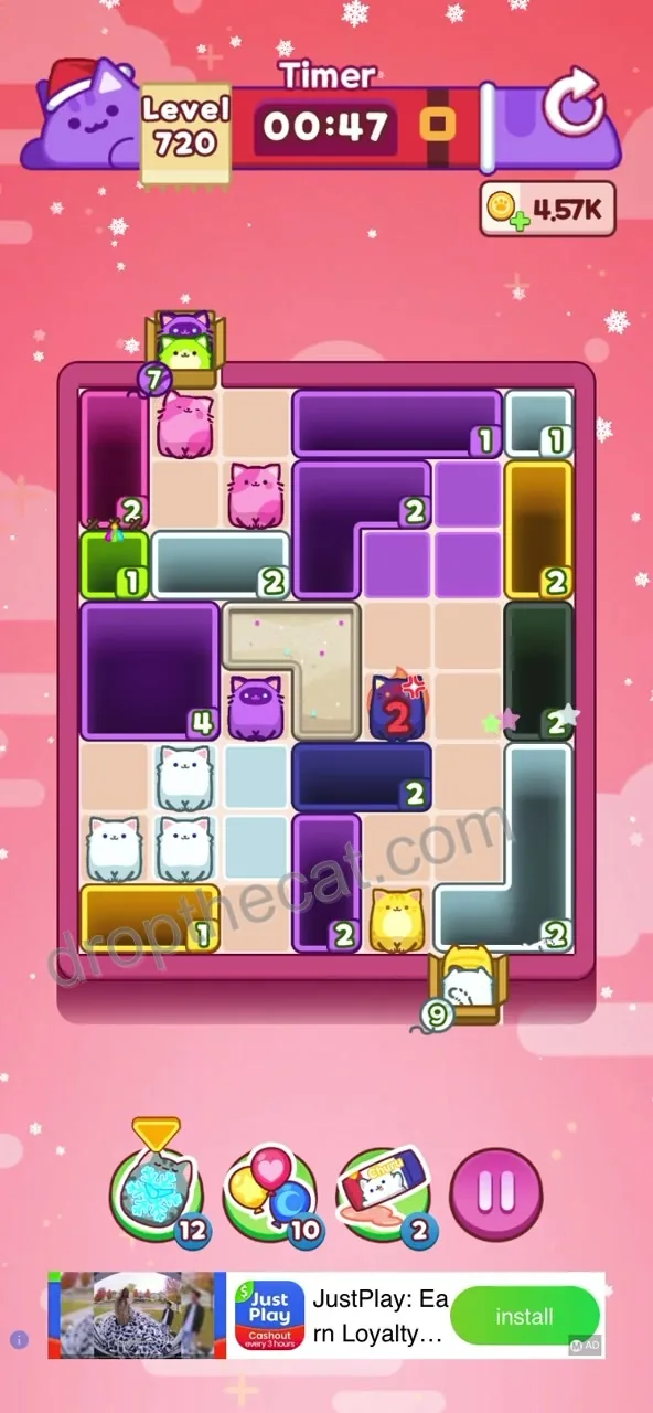 Drop The Cat Level 720 step 1