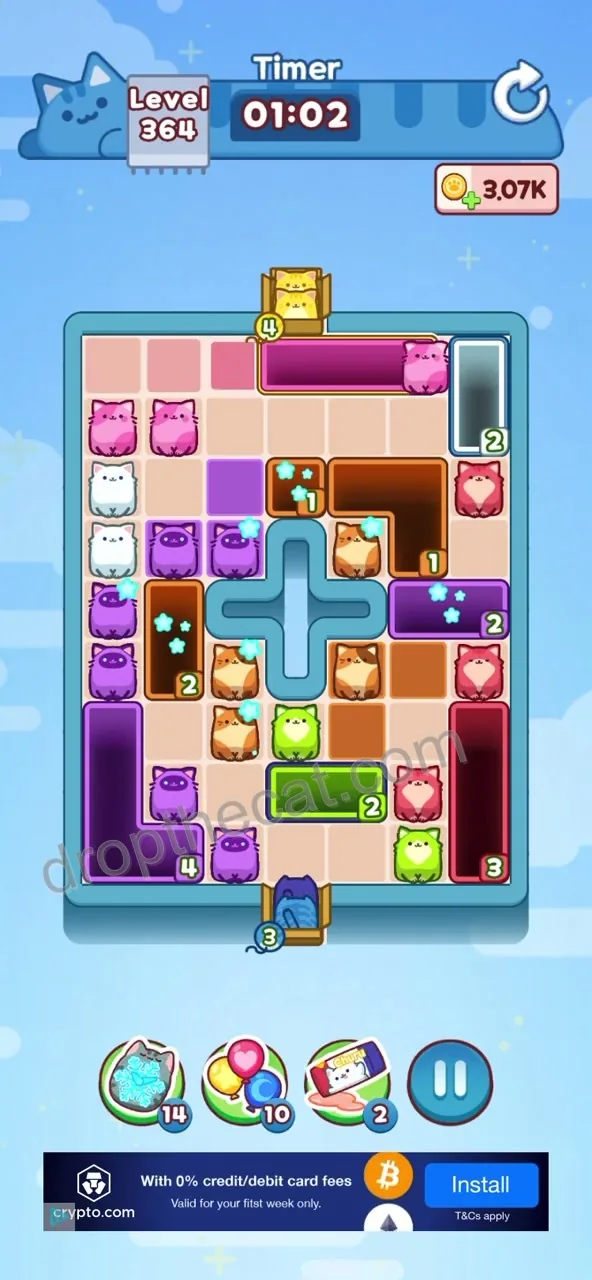 Drop The Cat Level 364 step 1