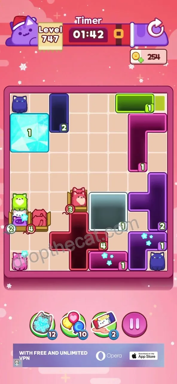 Drop The Cat Level 747 step 2