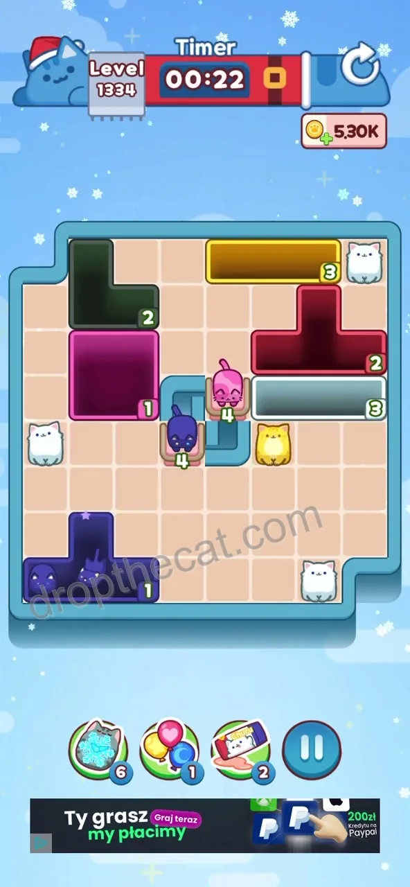 Drop The Cat Level 1334 step 3