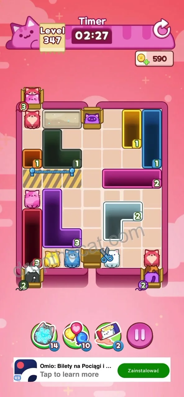 Drop The Cat Level 347 step 3
