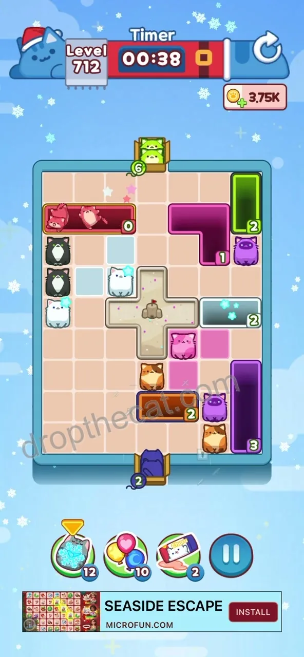 Drop The Cat Level 712 step 2
