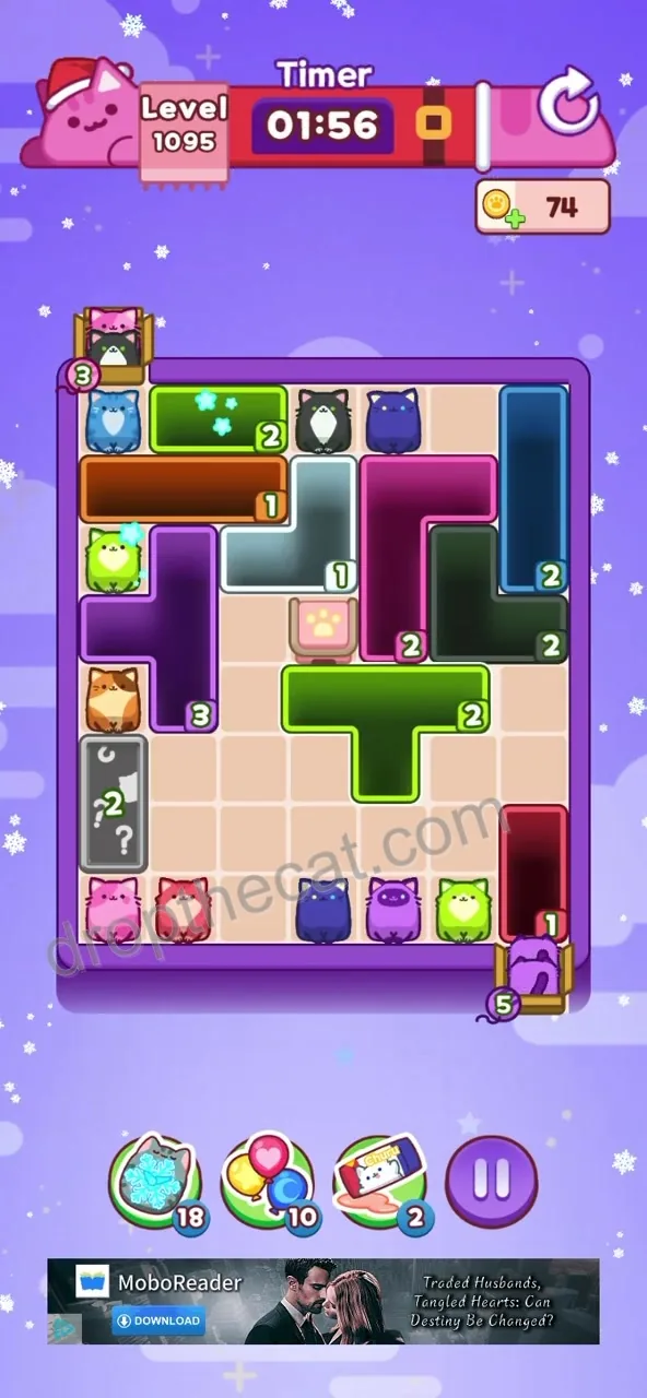 Drop The Cat Level 1095 step 3