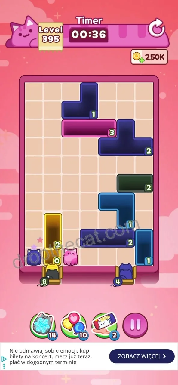 Drop The Cat Level 395 step 3