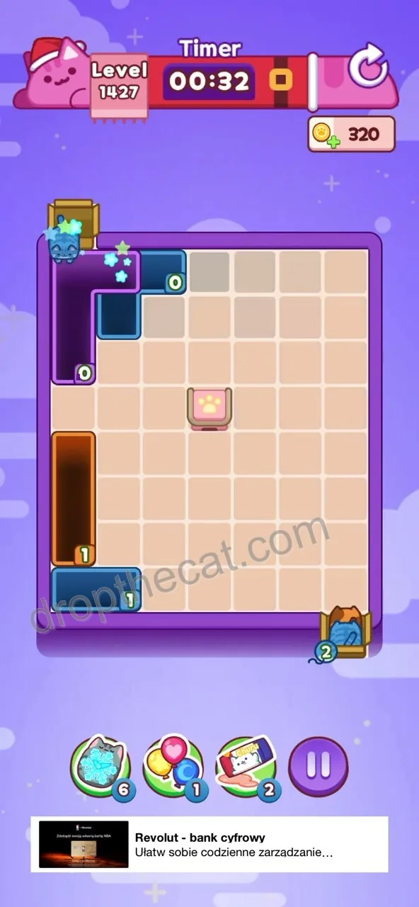 Drop The Cat Level 1427 step 3