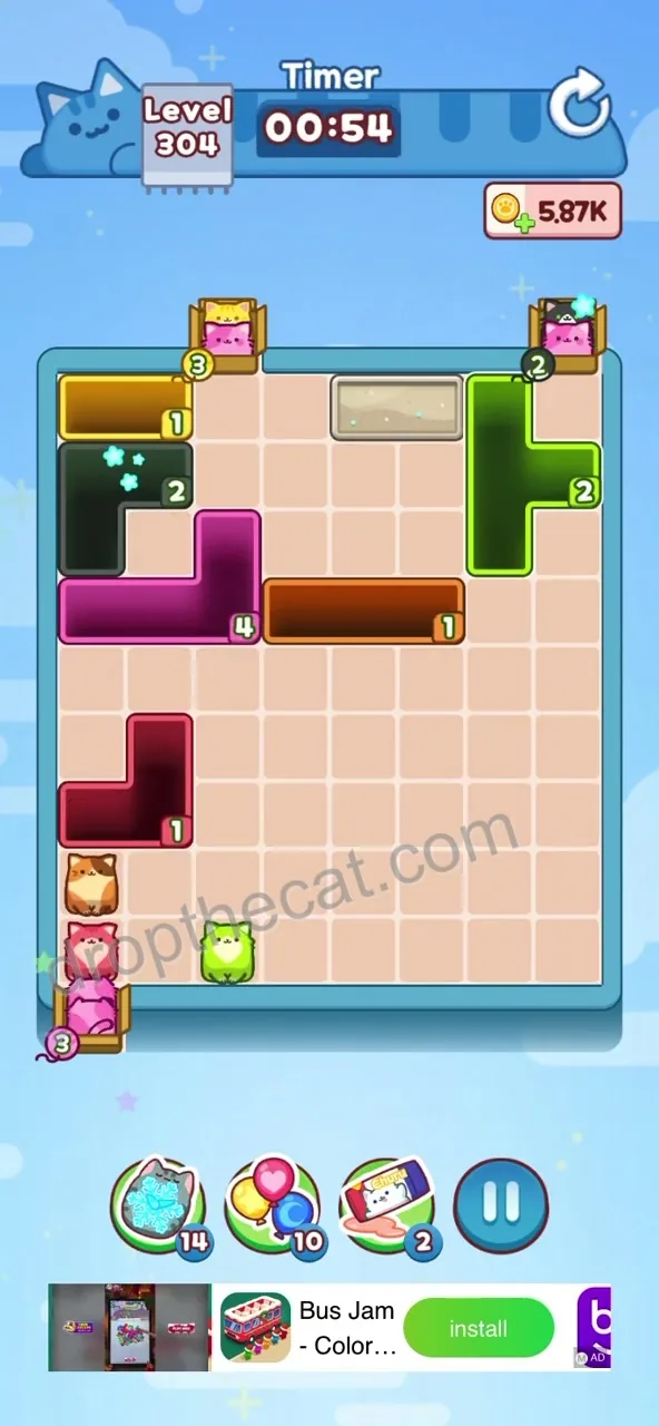 Drop The Cat Level 304 step 3