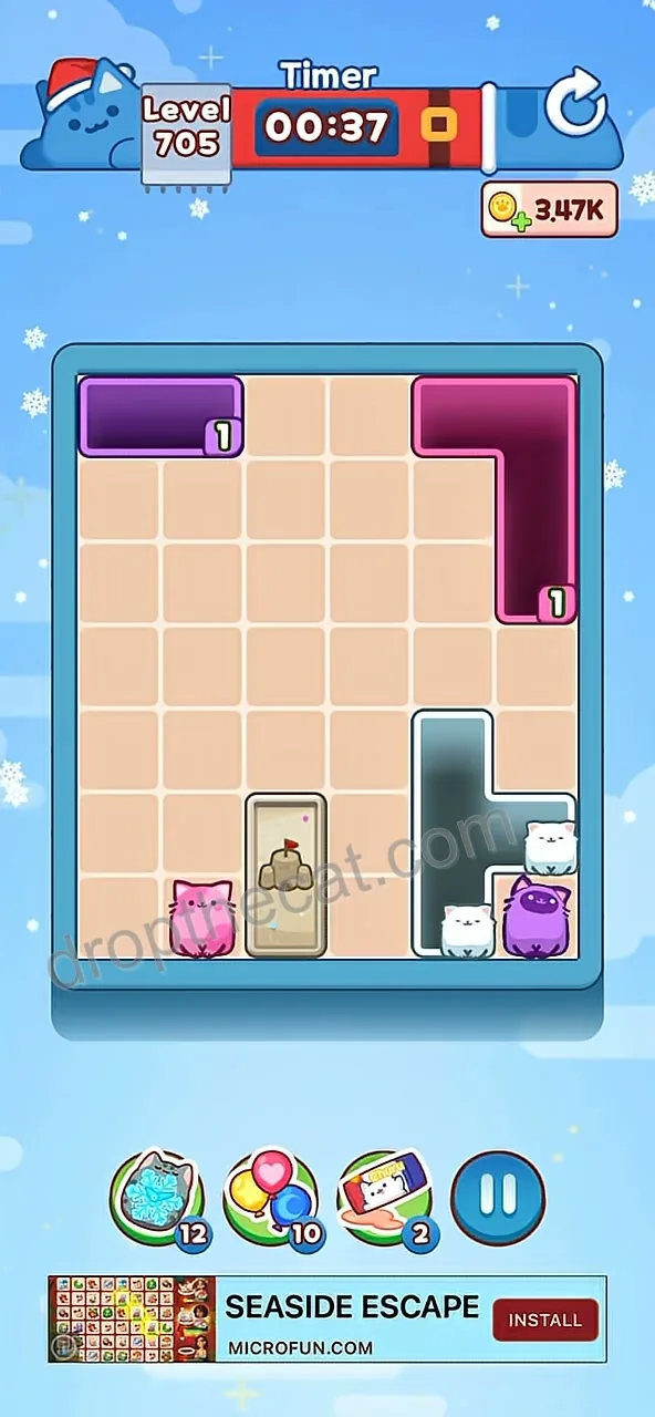 Drop The Cat Level 705 step 3