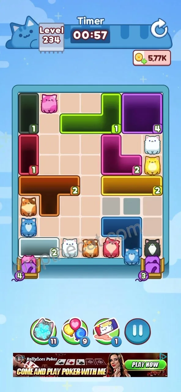 Drop The Cat Level 234 step 3