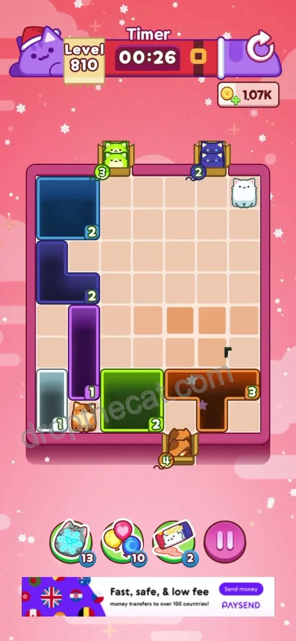 Drop The Cat Level 810 step 3