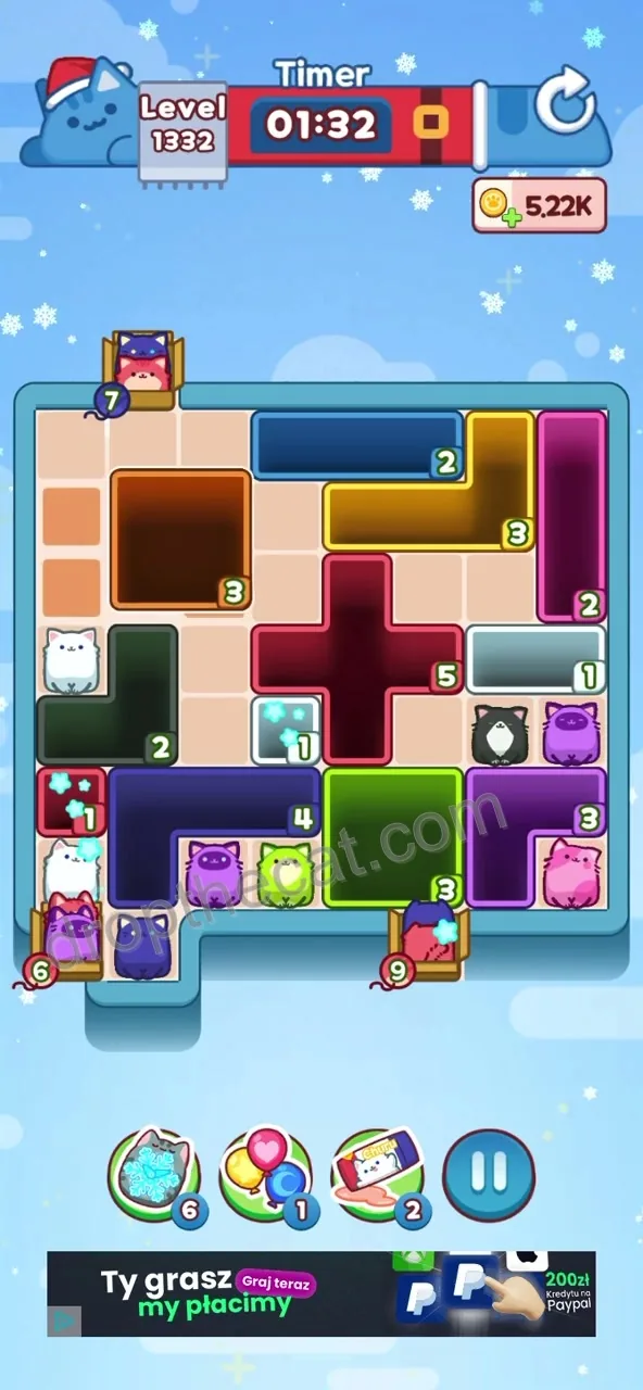 Drop The Cat Level 1332 step 2