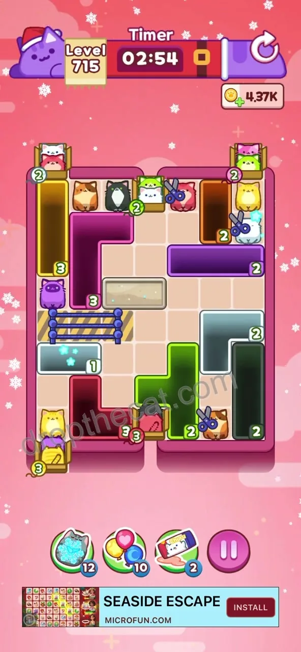 Drop The Cat Level 715 step 1