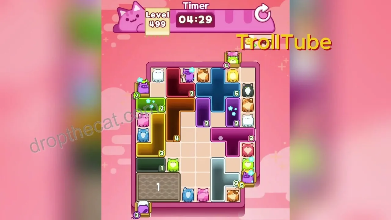 Drop The Cat Level 499 step 1