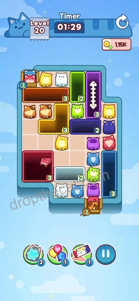 Drop The Cat Level 20