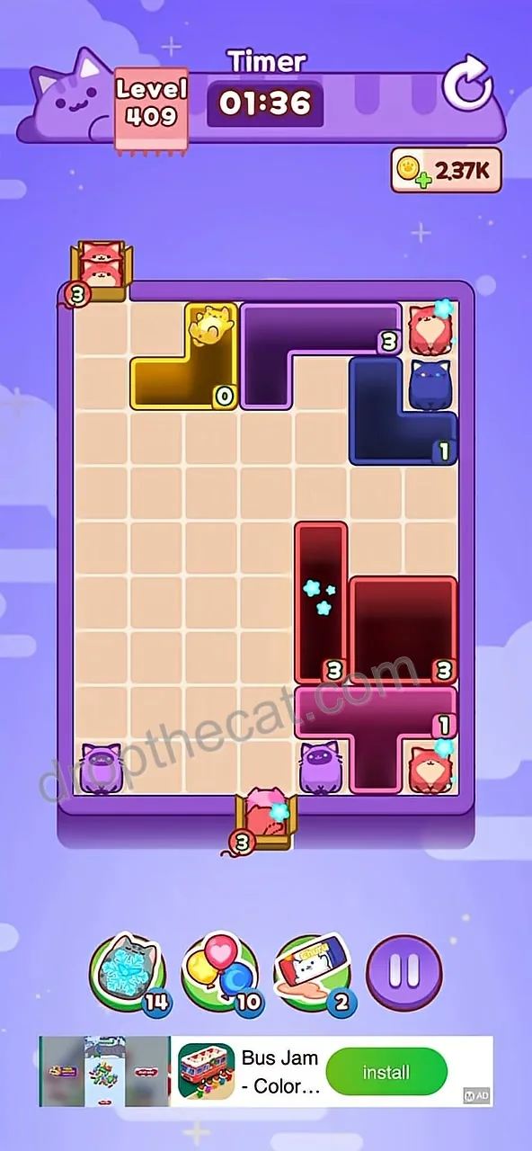 Drop The Cat Level 409 step 3