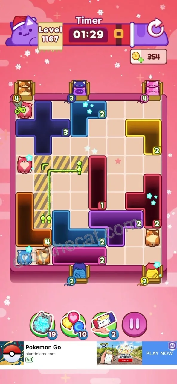 Drop The Cat Level 1167 step 2