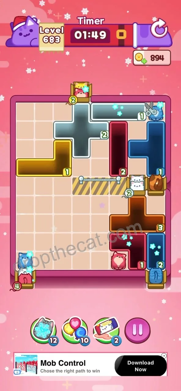 Drop The Cat Level 683 step 2