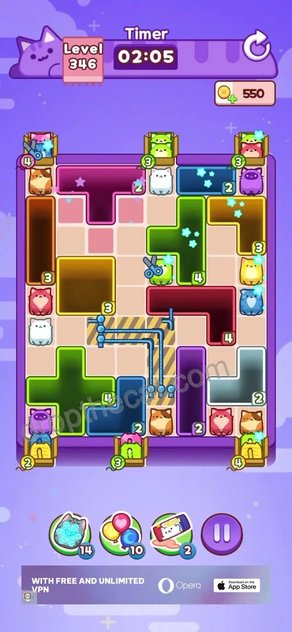 Drop The Cat Level 346 step 1