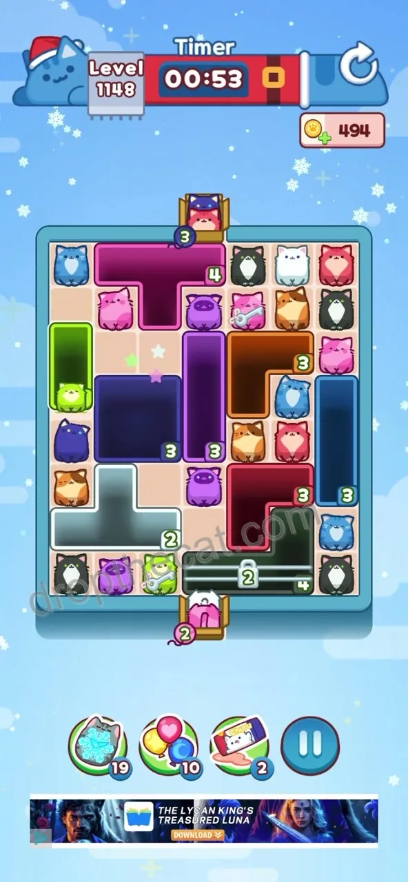 Drop The Cat Level 1148 step 2