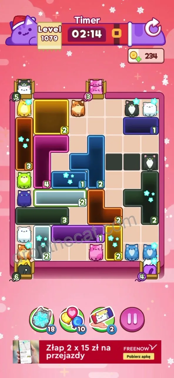 Drop The Cat Level 1079 step 1