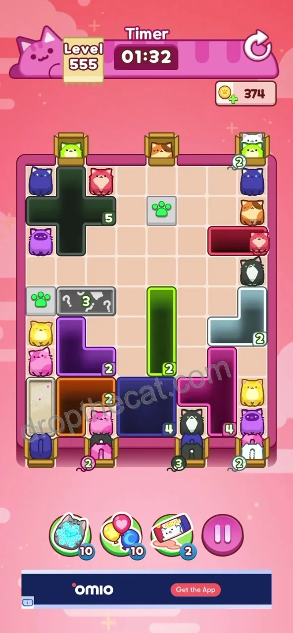 Drop The Cat Level 555 step 3