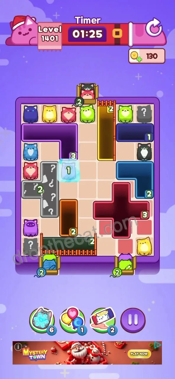Drop The Cat Level 1401 step 2