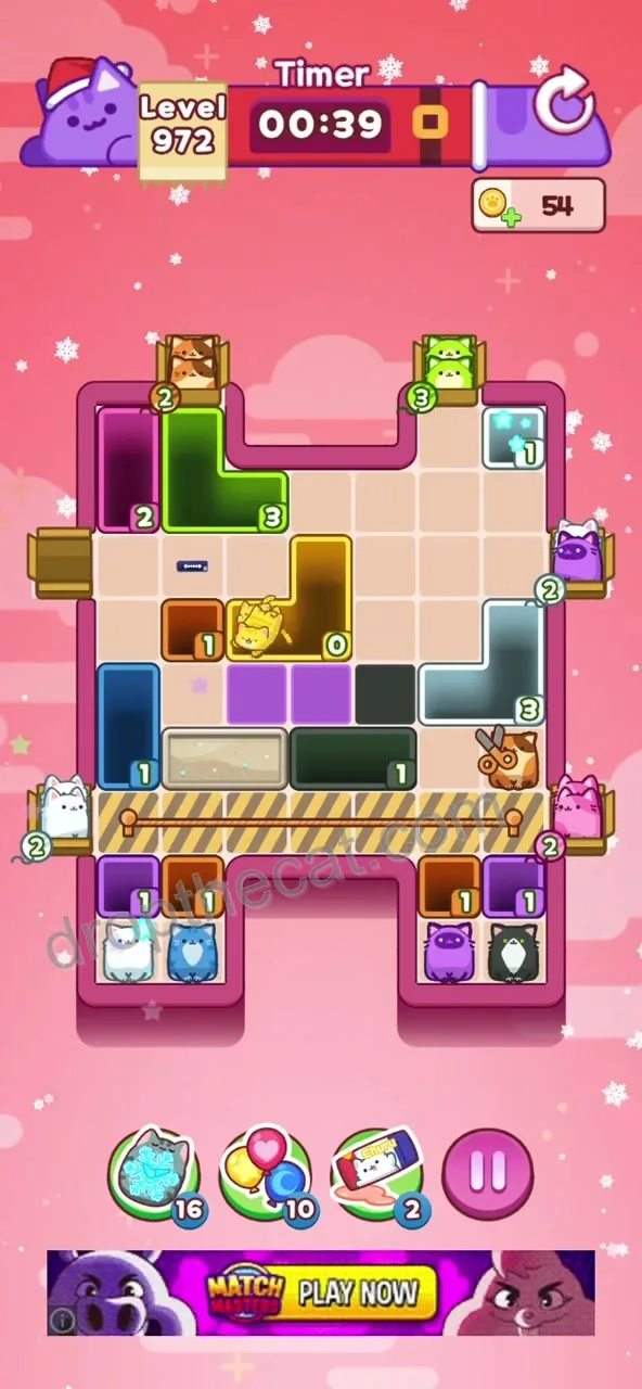 Drop The Cat Level 972 step 1