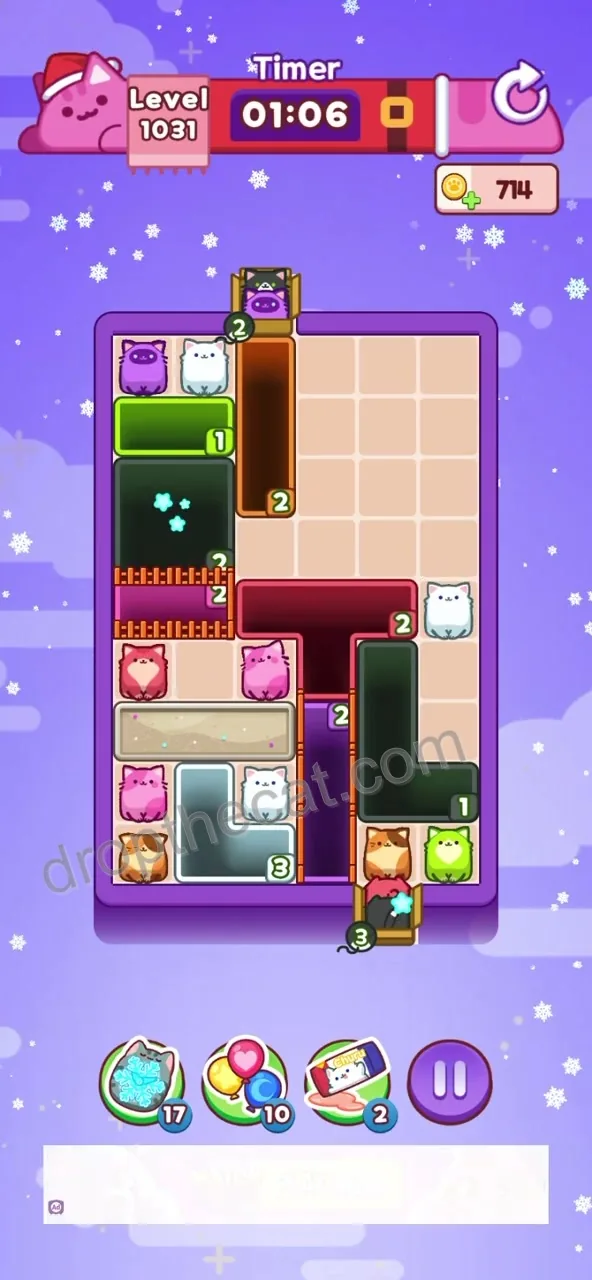 Drop The Cat Level 1031 step 1
