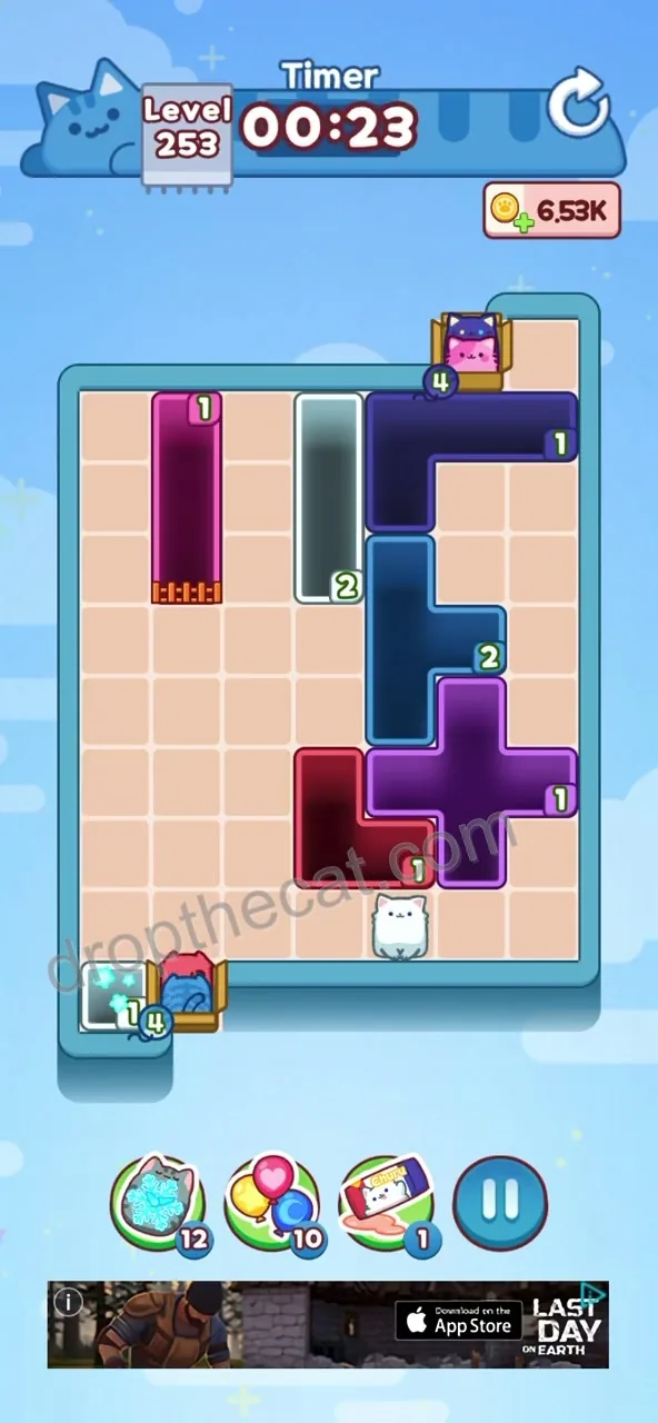 Drop The Cat Level 253 step 3