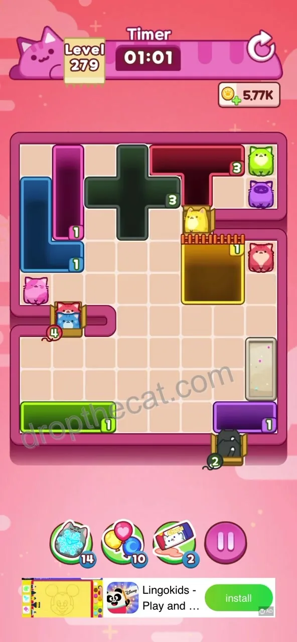 Drop The Cat Level 279 step 3