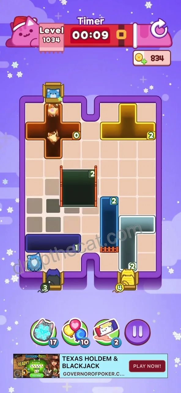 Drop The Cat Level 1034 step 3