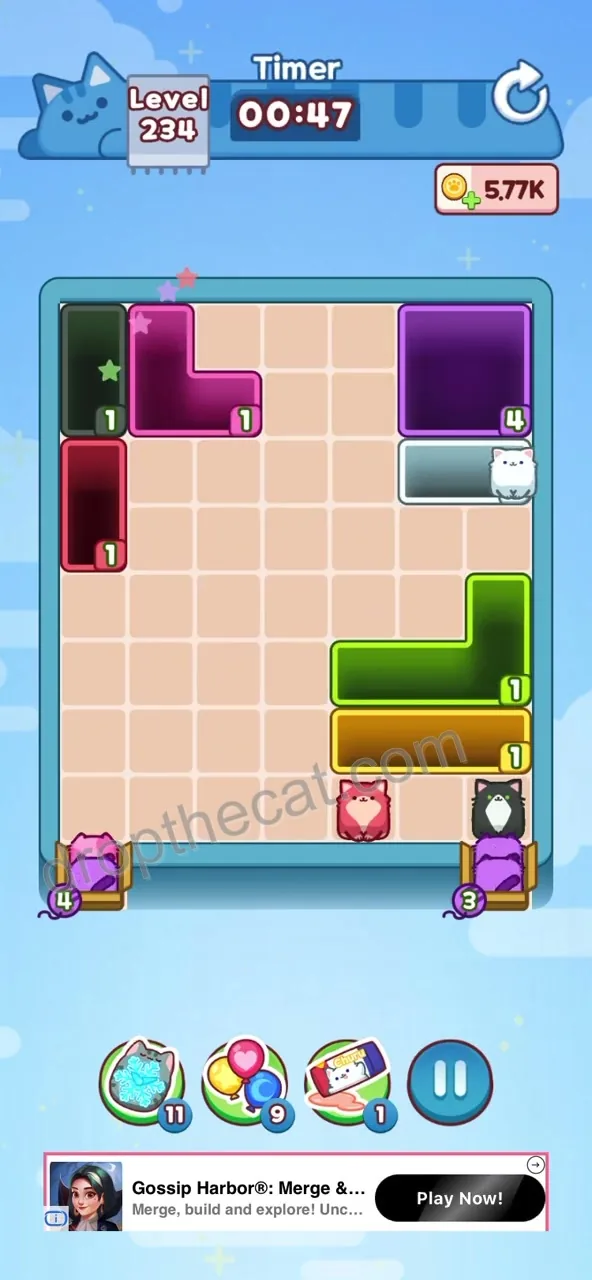 Drop The Cat Level 234 step 4