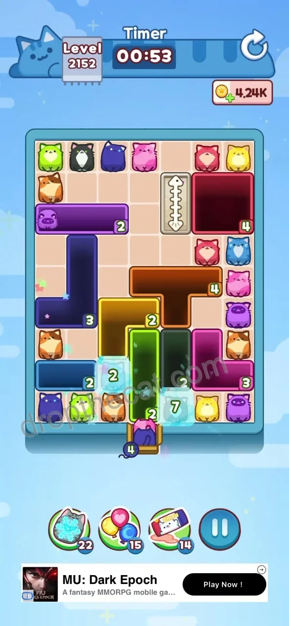 Drop The Cat Level 2152 step 2
