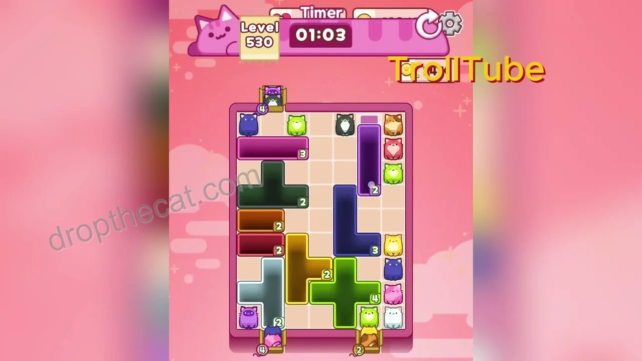 Drop The Cat Level 530 step 3