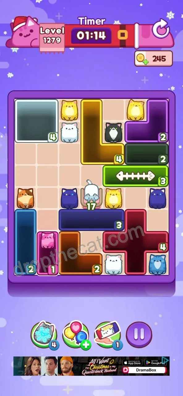 Drop The Cat Level 1279 step 2