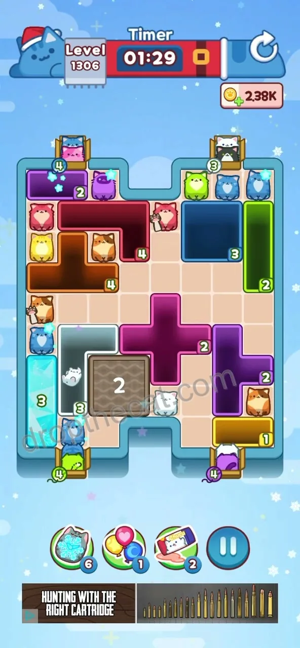 Drop The Cat Level 1306 step 1