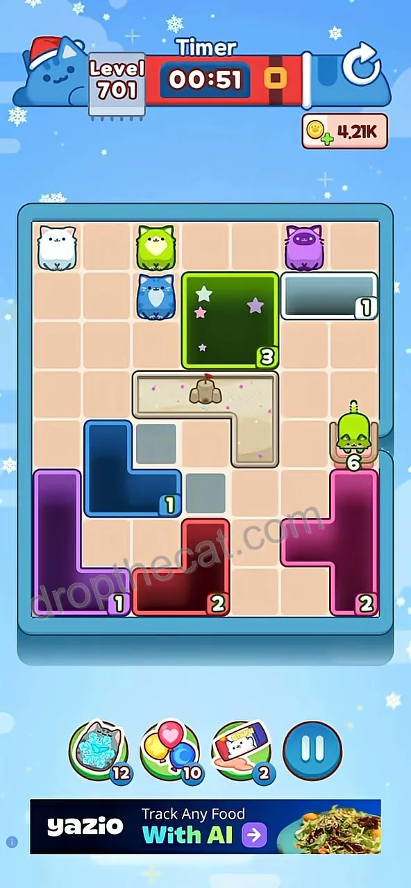 Drop The Cat Level 701 step 2