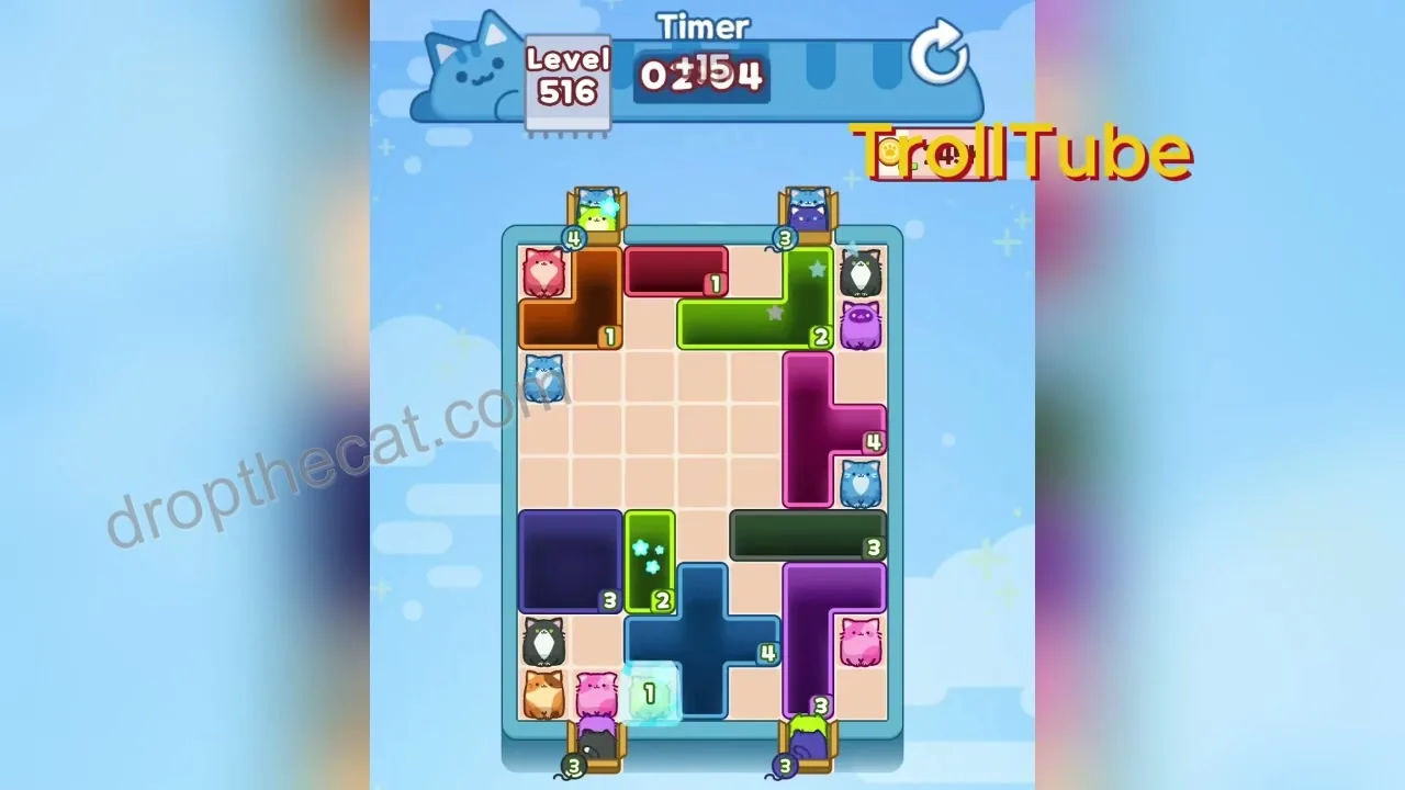 Drop The Cat Level 516 step 3