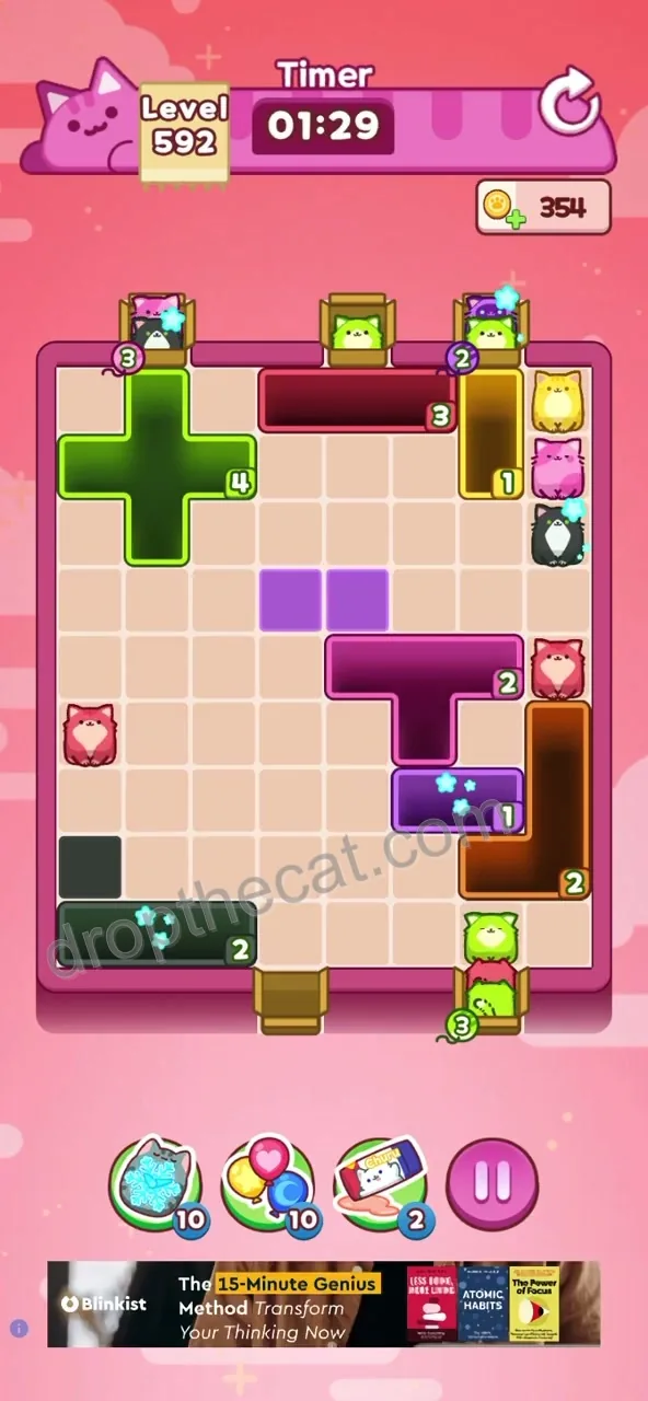 Drop The Cat Level 592 step 3