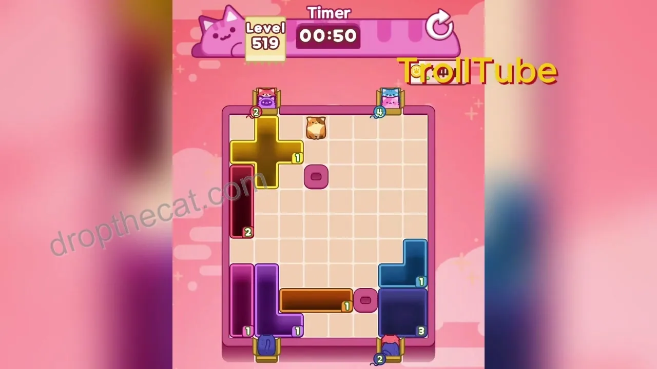 Drop The Cat Level 519 step 3