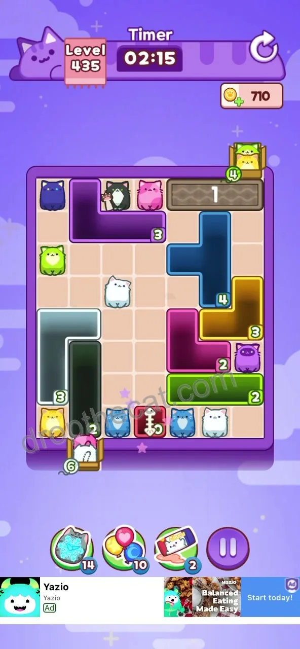 Drop The Cat Level 435 step 1