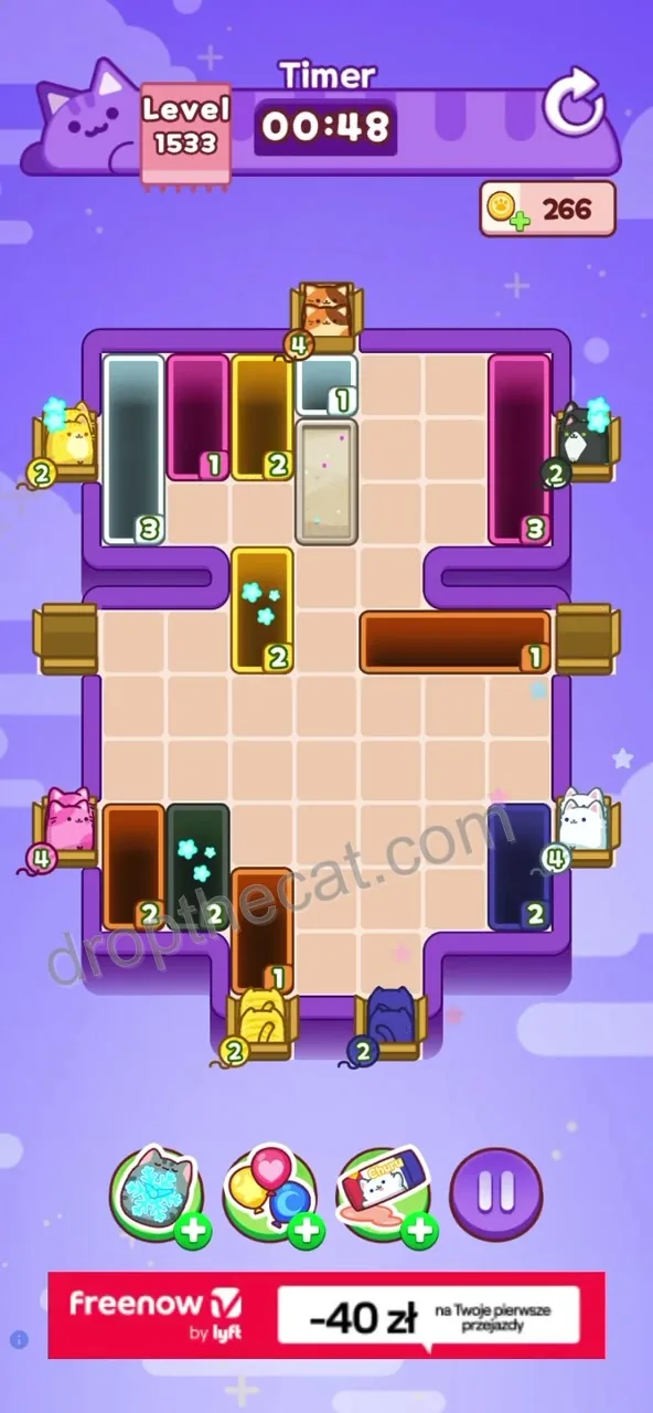 Drop The Cat Level 1533 step 3