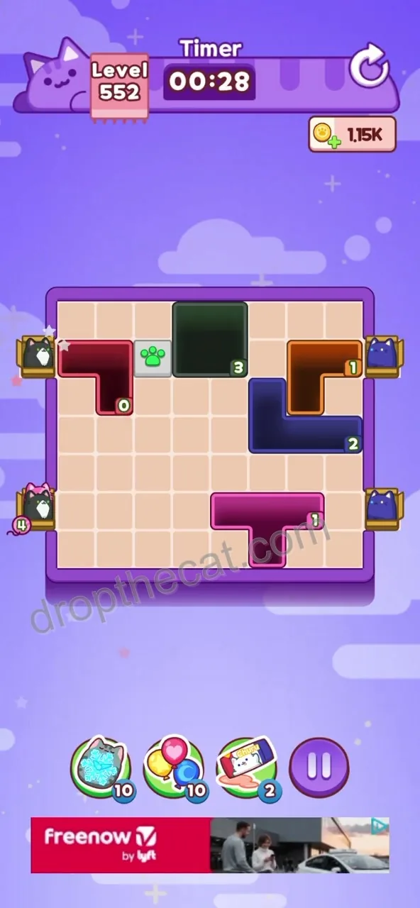 Drop The Cat Level 552 step 3