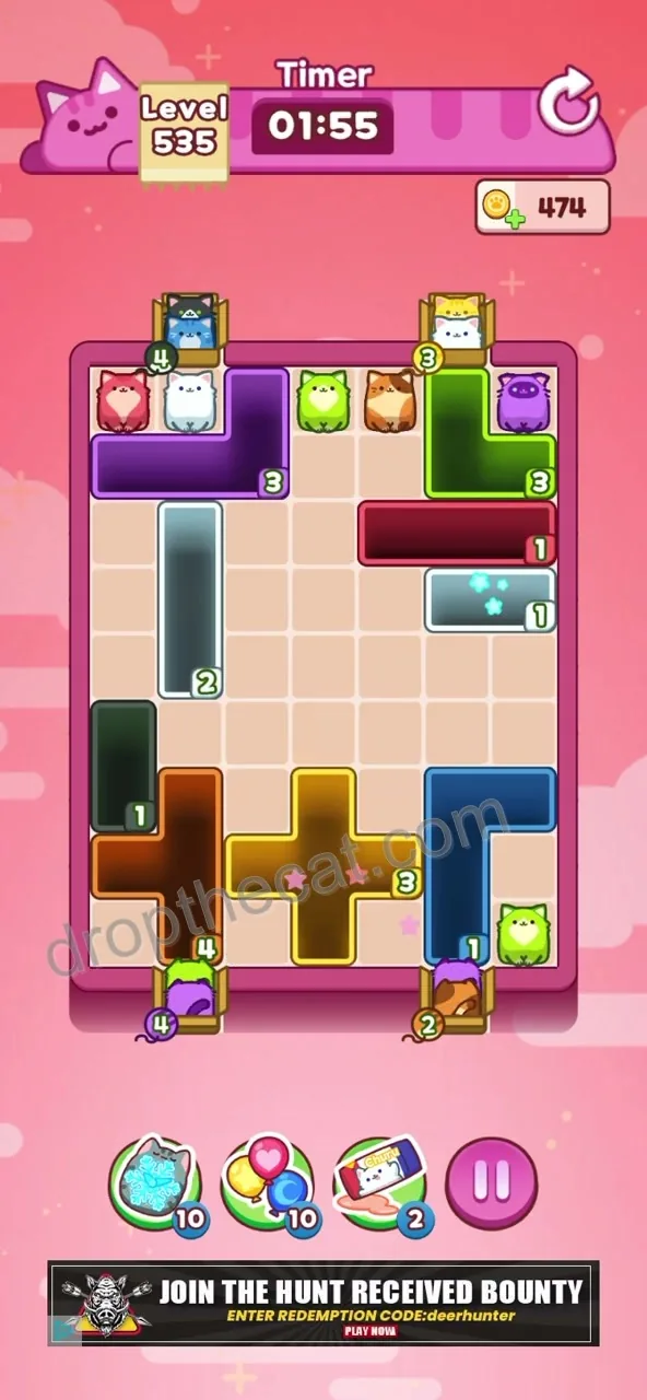 Drop The Cat Level 535 step 3