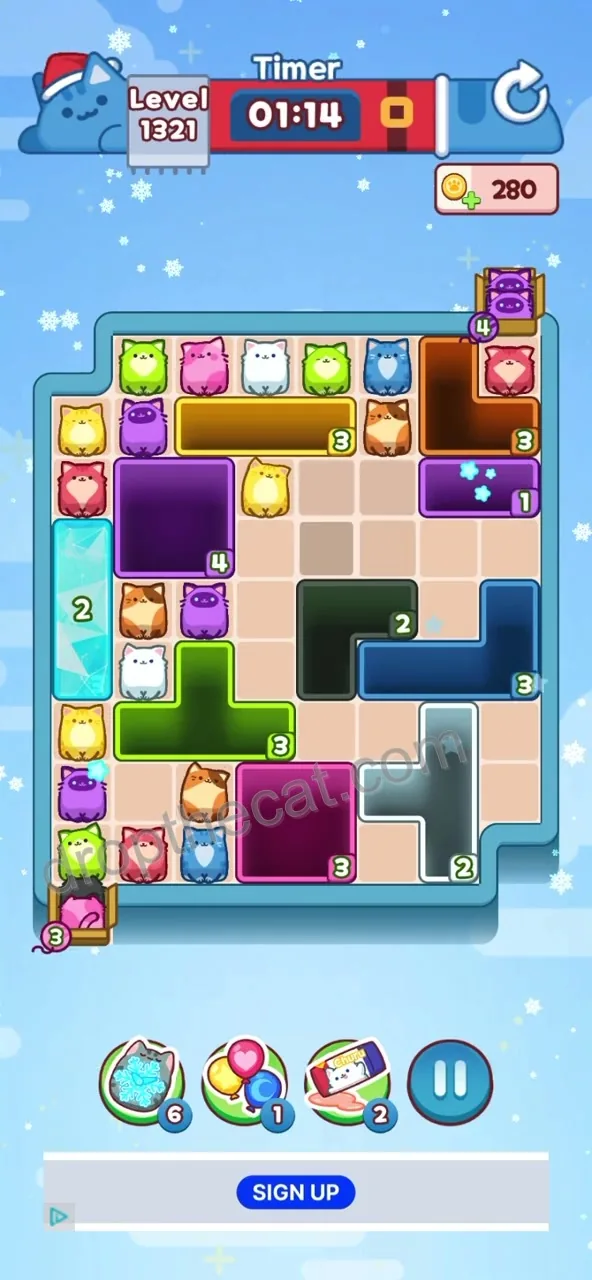 Drop The Cat Level 1321 step 1