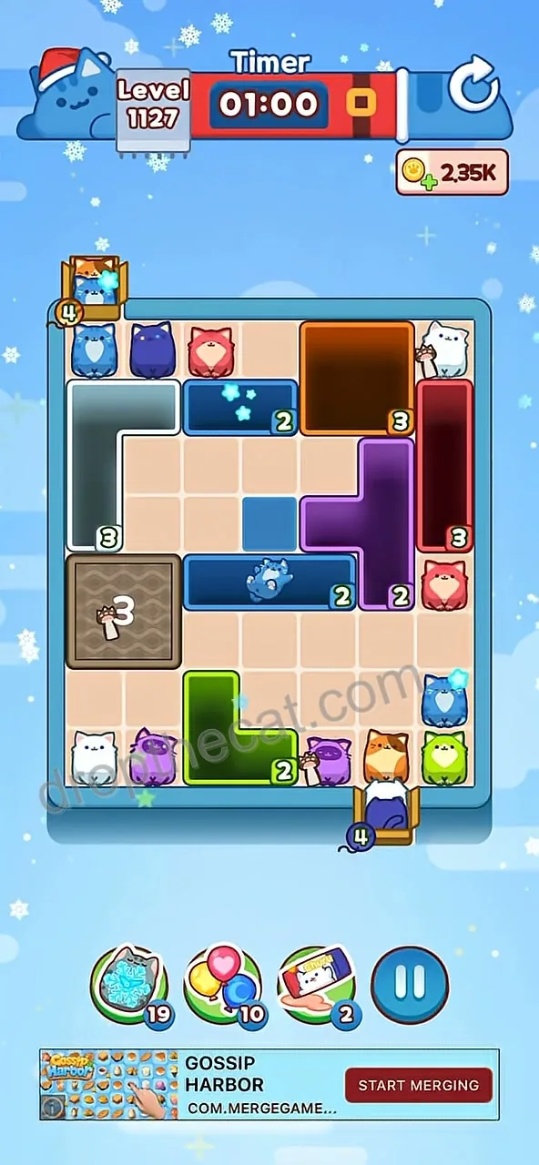 Drop The Cat Level 1127 step 1